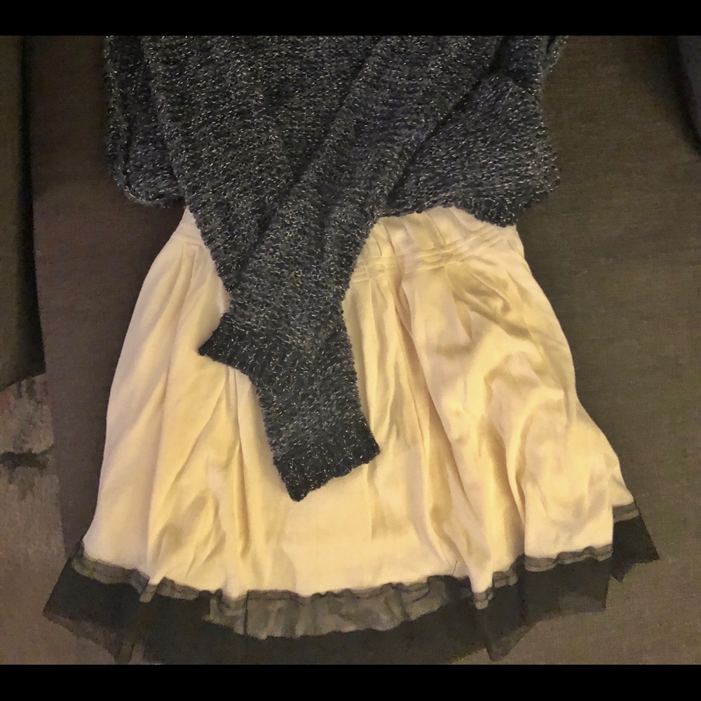 White cotton skirt